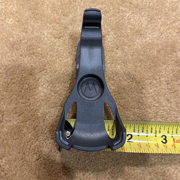MOTOROLA DARK GREY RIGOD PLASTIC CELL PHONE HOLDER BELT CLIP - Picture 6 of 6
